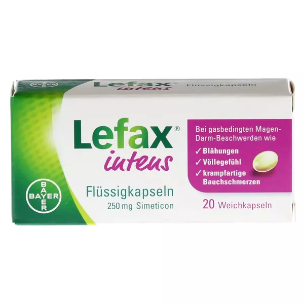 Lefax intens Flüssigkapseln bei gasbedingten Beschwerden 20 St