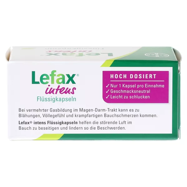 Lefax intens Flüssigkapseln bei gasbedingten Beschwerden 50 St