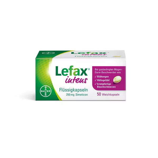 Lefax intens Flüssigkapseln bei gasbedingten Beschwerden 50 St