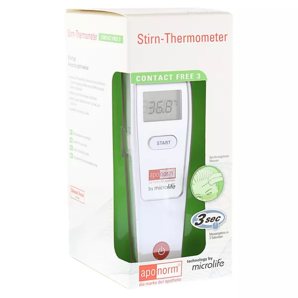 Aponorm Fieberthermometer Stirn Contact-