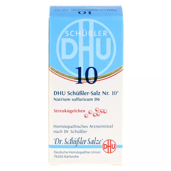 DHU Schüßler-Salz Nr. 10 Natrium sulfuricum D6 Globuli 10 g