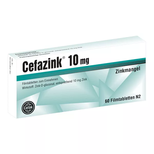 Cefazink 10 mg Filmtabletten 60 St