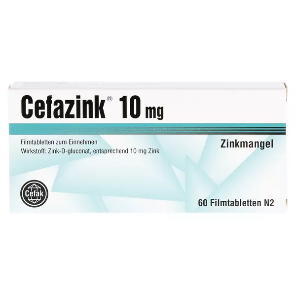 Cefazink 10 mg Filmtabletten 60 St