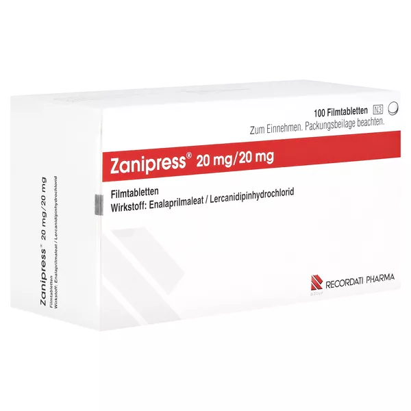 Zanipress 20 Mg/20 mg Filmtabletten 100 St