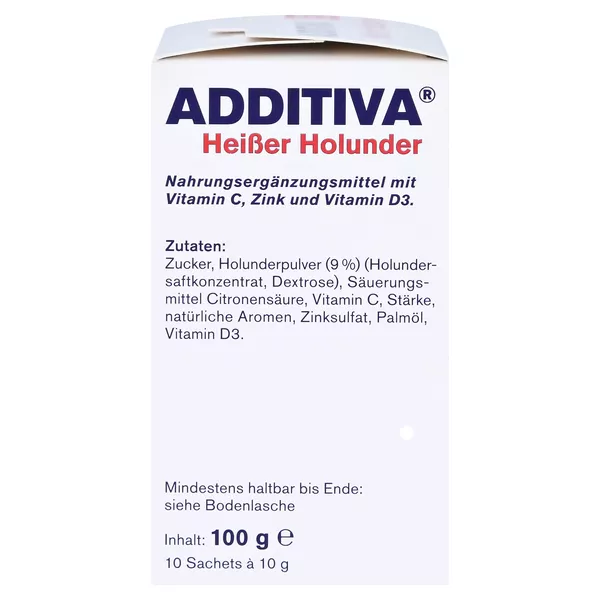 Additiva Heißer Holunder Pulver 100 g