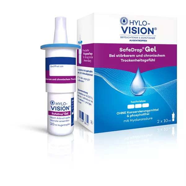 Hylo-Vision SafeDrop Gel 2X10 ml