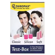 Ohropax Test-box 3 Sorten Ohrstöpsel, 3 x 2 St.