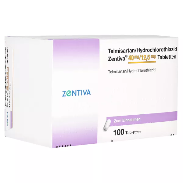 TELMISARTAN/HCT Zentiva 40 mg/12,5 mg Tabletten 100 St