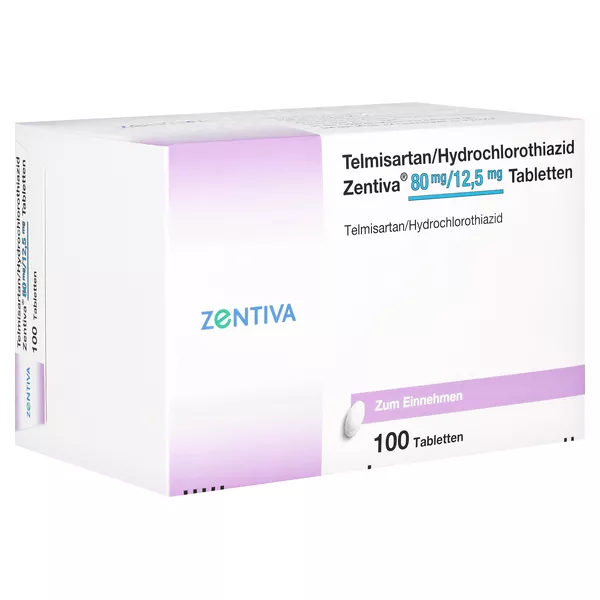 TELMISARTAN/HCT Zentiva 80 mg/12,5 mg Tabletten 100 St