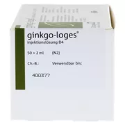 ginkgo-Loges D 4 50X2 ml