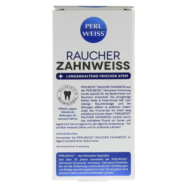 PERLWEISS Raucher Zahnweiss, 50 ml