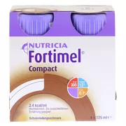 Fortimel Compact 2.4 kcal/ml Trinknahrung Schokolade, 4 x 125 ml