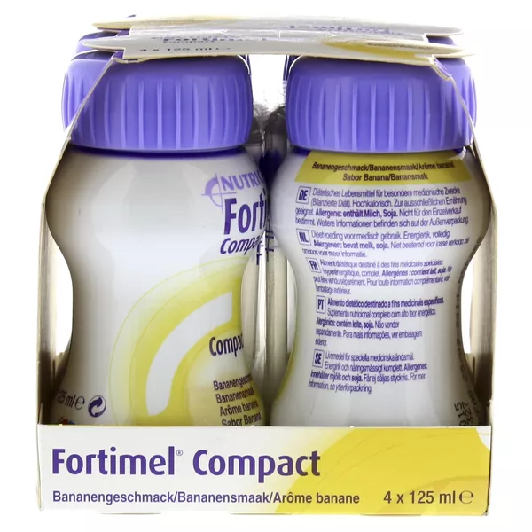 Fortimel Compact 2.4 kcal/ml Trinknahrung Banane 4X125 ml