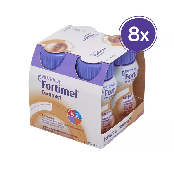 Fortimel Compact 2.4 Cappuccinogeschmack 8X4X125 ml
