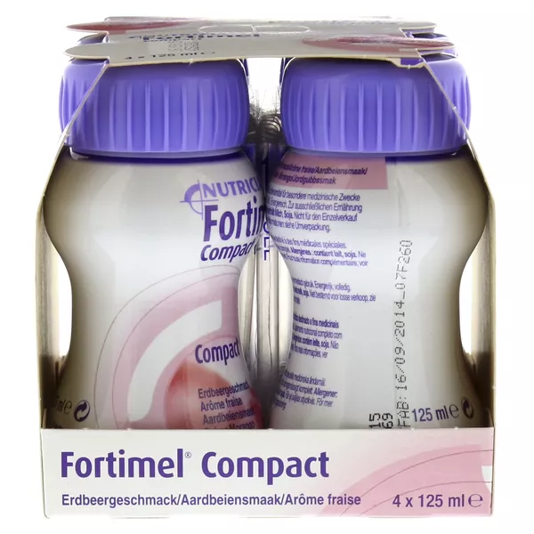 Fortimel Compact 2.4 Erdbeergeschmack 8X4X125 ml