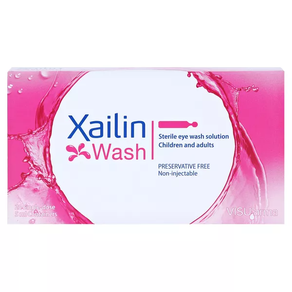 Xailin Wash Augenspüllösung in Einzeldos 20X5 ml