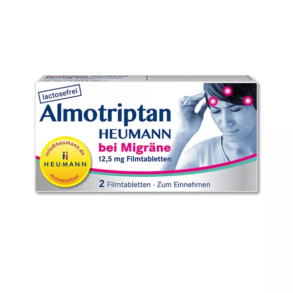 Almotriptan Heumann bei Migräne 2 St