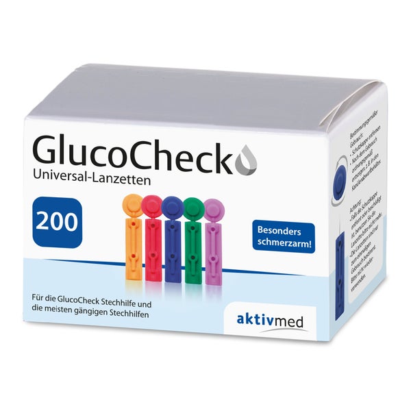 GlucoCheck Universal-Lanzetten 200 St
