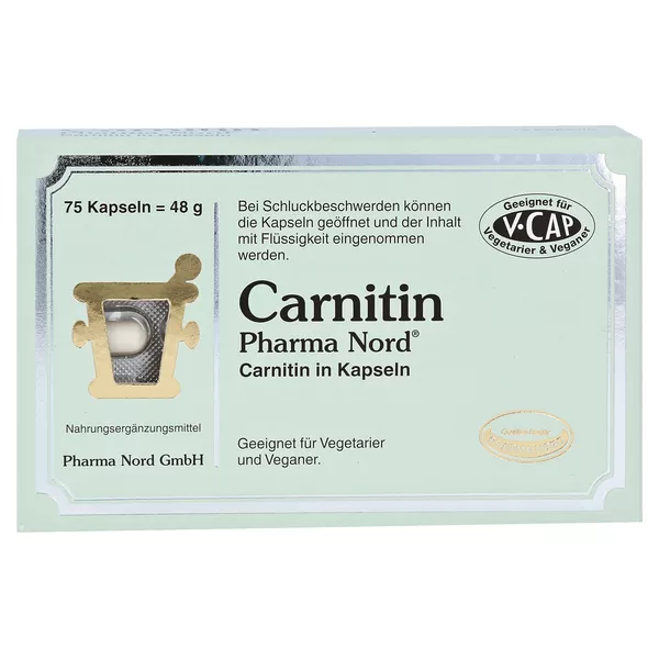 Carnitin Pharma Nord Kapseln 75 St