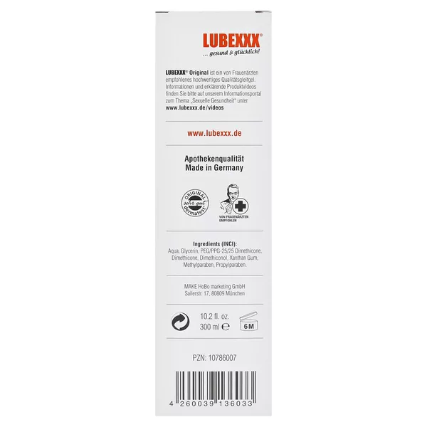 LUBEXXX Original Gleitgel von Ärzten empfohlen 300 ml