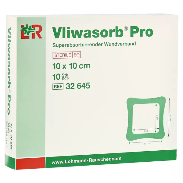 Vliwasorb Pro Superabsorb.komp.steril 10 10 St