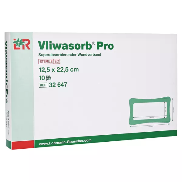Vliwasorb Pro Superabsorb.komp.steril 12 10 St