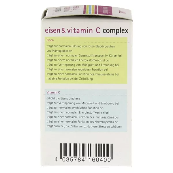 Eisen & Vitamin C Complex (Bio) 60 St