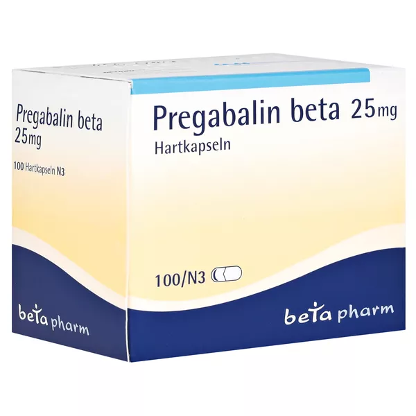 Pregabalin beta 25 mg Hartkapseln 100 St