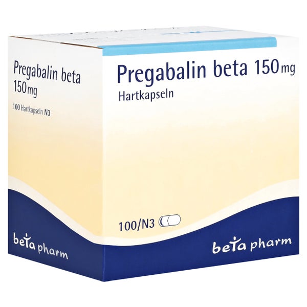 Pregabalin beta 150 mg Hartkapseln 100 St