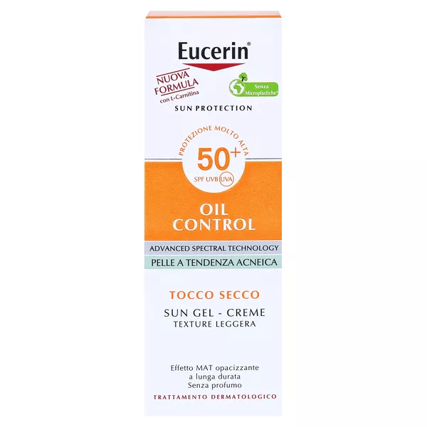 Eucerin Oil Control Face Sun Gel-Creme LSF 50+, 50 ml