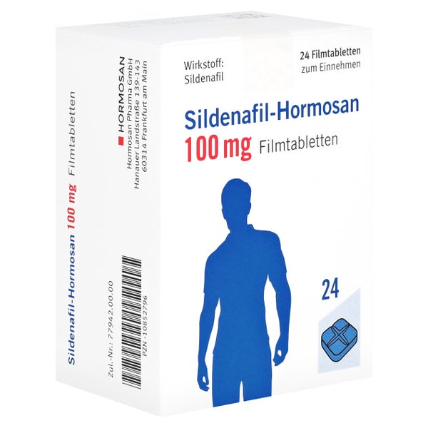 SILDENAFIL-Hormosan 100 mg Filmtabletten 24 St