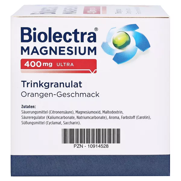 Biolectra MAGNESIUM 400 mg ultra Trinkgranulat 40 St