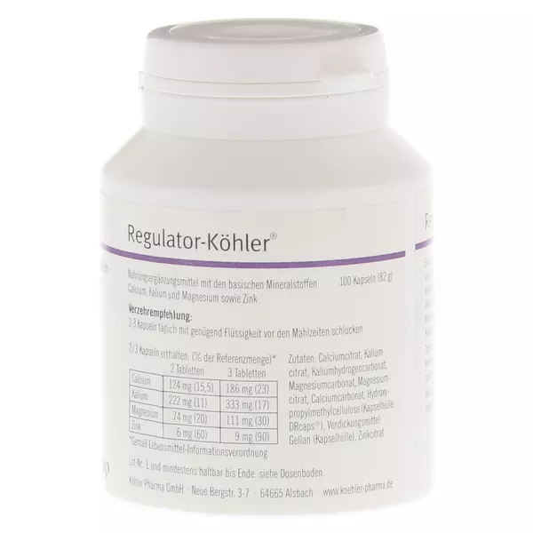 Regulator-Köhler, 100 St.