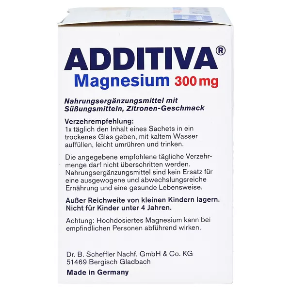 Additiva Magnesium 300 mg N Sachets 20 St