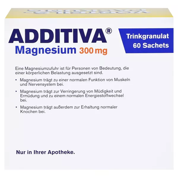 Additiva Magnesium 300mg Sachets Trinkgranulat 60 St