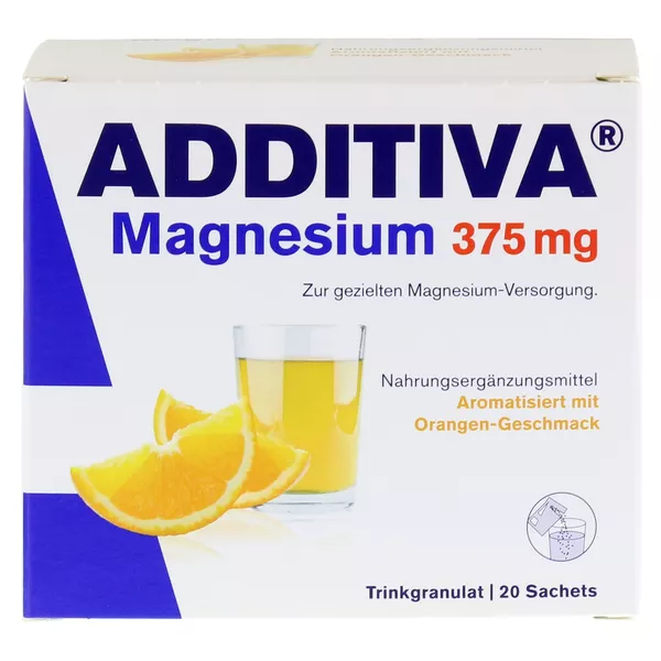 Additiva Magnesium 375 mg Granulat Orange 20 St