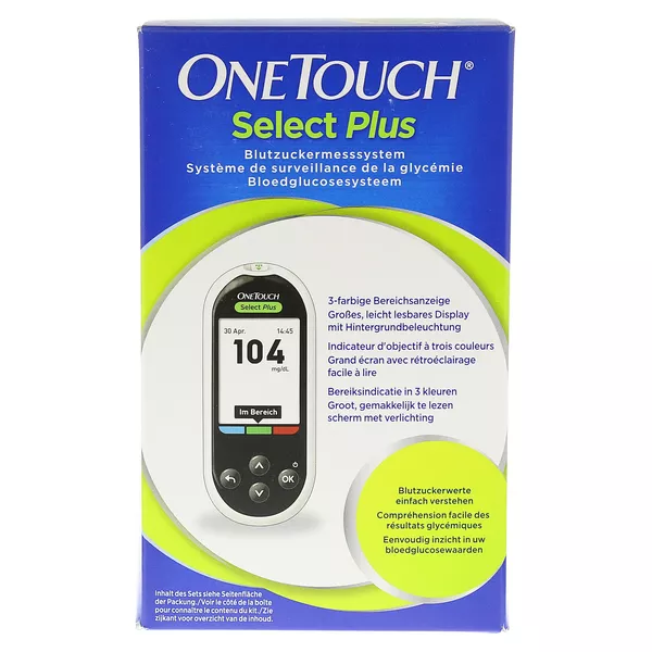 OneTouch Select Plus Blutzucker-Messgerät (mg/dl) 1 St
