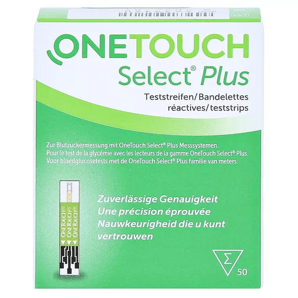 OneTouch Select Plus Blutzuckerteststreifen 50 Stück, 50 St.