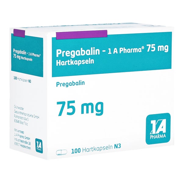 Pregabalin-1a Pharma 75 mg Hartkapseln 100 St