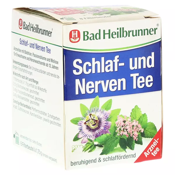 BAD Heilbrunner Schlaf- und Nerven Tee F 8X1,75 g