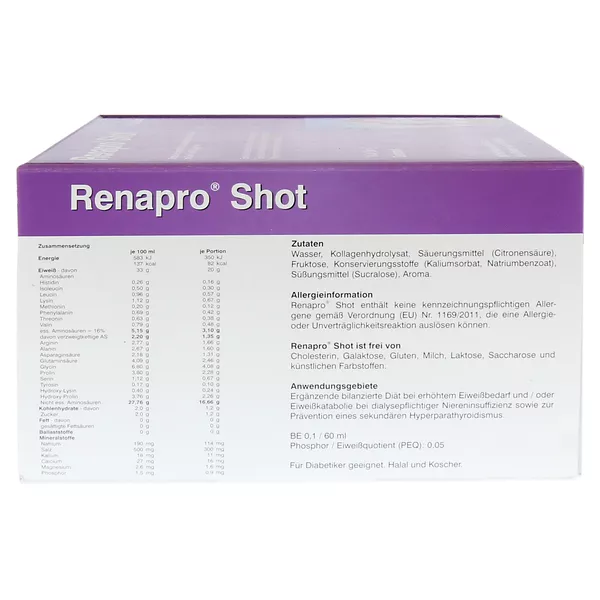 Renapro Shot Flüssig 30X60 ml