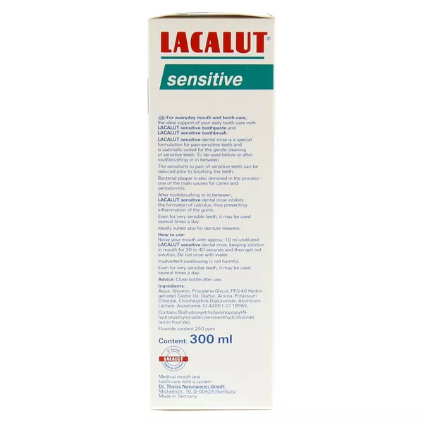 Lacalut Sensitive Zahnspül-lösung 300 ml