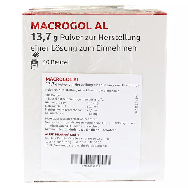 Macrogol AL 13,7 g 100 St