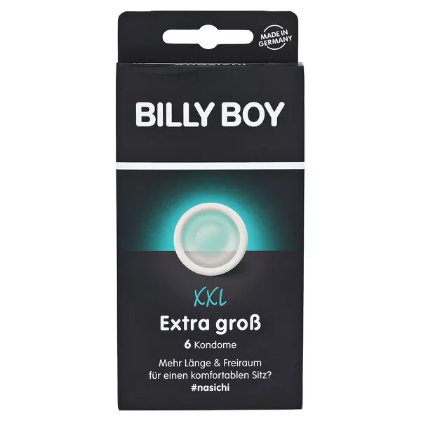 «Extra Groß» XXL-Kondome mit Komfort-Form (6 Kondome) 6 St