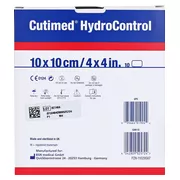 Cutimed Hydrocontrol Kompressen 10x10 cm 10 St