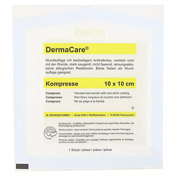 Dermacare Kompresse 10x10 cm 1 St