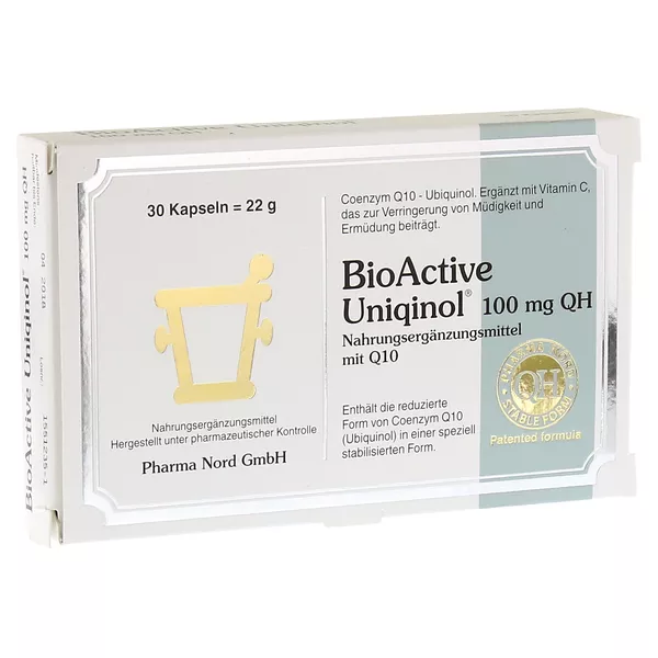 BIO Active Uniqinol 100 mg QH Pharma Nor 30 St