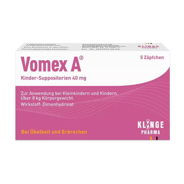 Vomex A Kinder Suppositorien 5 St