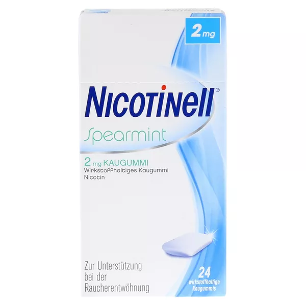 Nicotinell Kaugummi 2 mg Spearmint 24 St