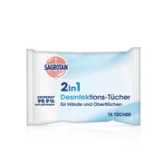 Produktabbildung: Sagrotan 2in1 Desinfektions-tücher